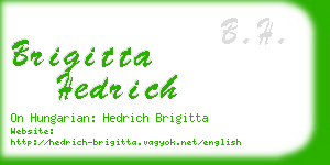 brigitta hedrich business card